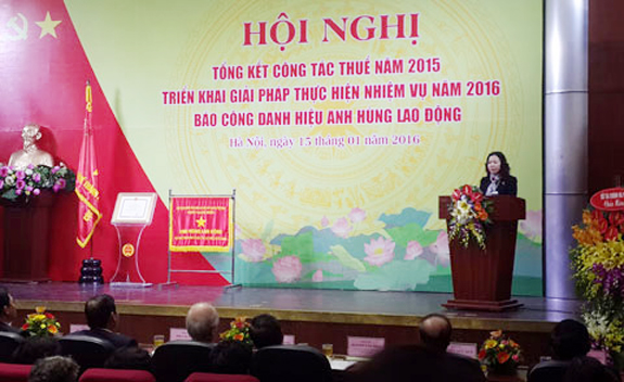 Những nhiệm vụ trọng tâm của công tác thuế năm 2016 (02/3/2016)